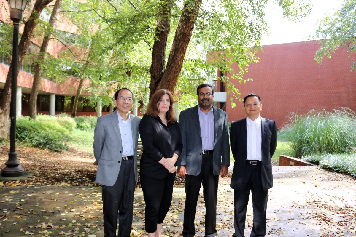 TRIAD Executive Director Xiaoming Huo with Co-Principal Investigators Srinivas Aluru, Dana Randall, and Jeff Wu. Not pictured: Prasad Tetali.