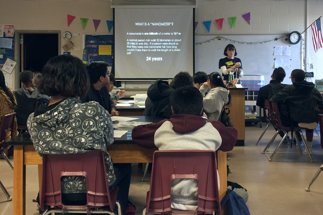 Quinn Spadola at Fulton County School 