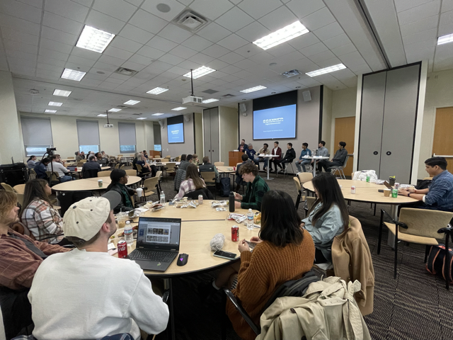 Teams presenting at the GVU Brown Bag gathering on Dec. 1, 2022