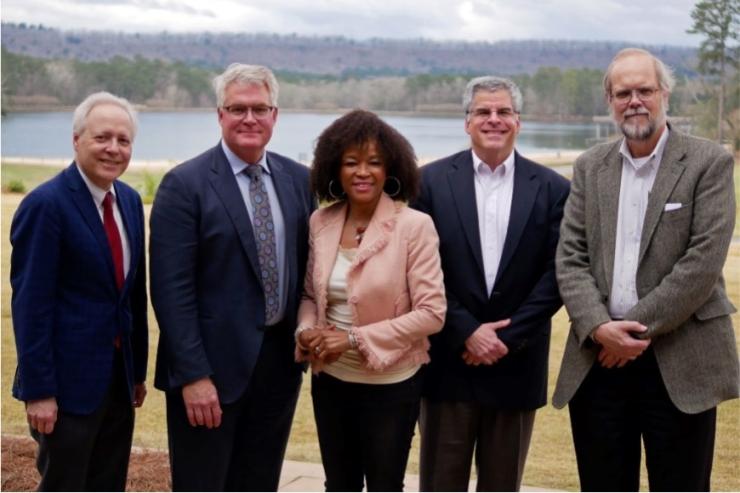 Georgia CTSA Principal Investigators Henry M. Blumberg, MD, KL2 and TL1, Emory University; Bradley G. Phillips, PharmD, University of Georgia; Elizabeth Ofili, MD, MPH, Morehouse School of Medicine; Andrés J. García, PhD, Georgia Institute of Technology; and W. Robert Taylor, MD, PhD, Contact Principal Investigator, Emory University