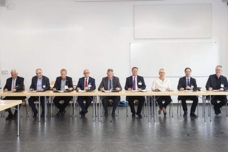 (Photo: University of Bonn) The official signing of the partnership between Georgia Tech-Lorraine and NeurotechEU