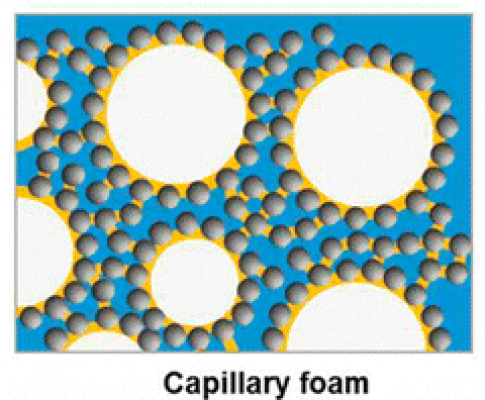 <p>Capillary foam</p>