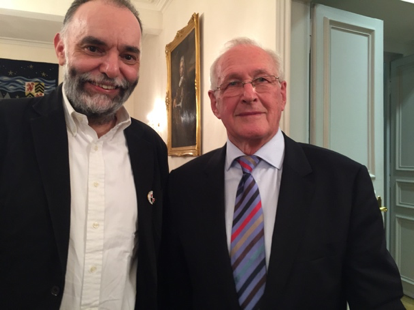 <p>Prof. Abdallah Ougazzaden (left) &amp;amp Mr. Jean-François Muller, Président de l’Académie Nationale de Metz (right)</p>