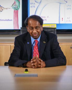 <p> </p>

<p><strong>Ajit Yoganathan</strong>, Regents Professor at Georgia Tech and Wallace H. Coulter Distinguished Faculty Chair in Biomedical Engineering at Georgia Tech and Emory University. </p>