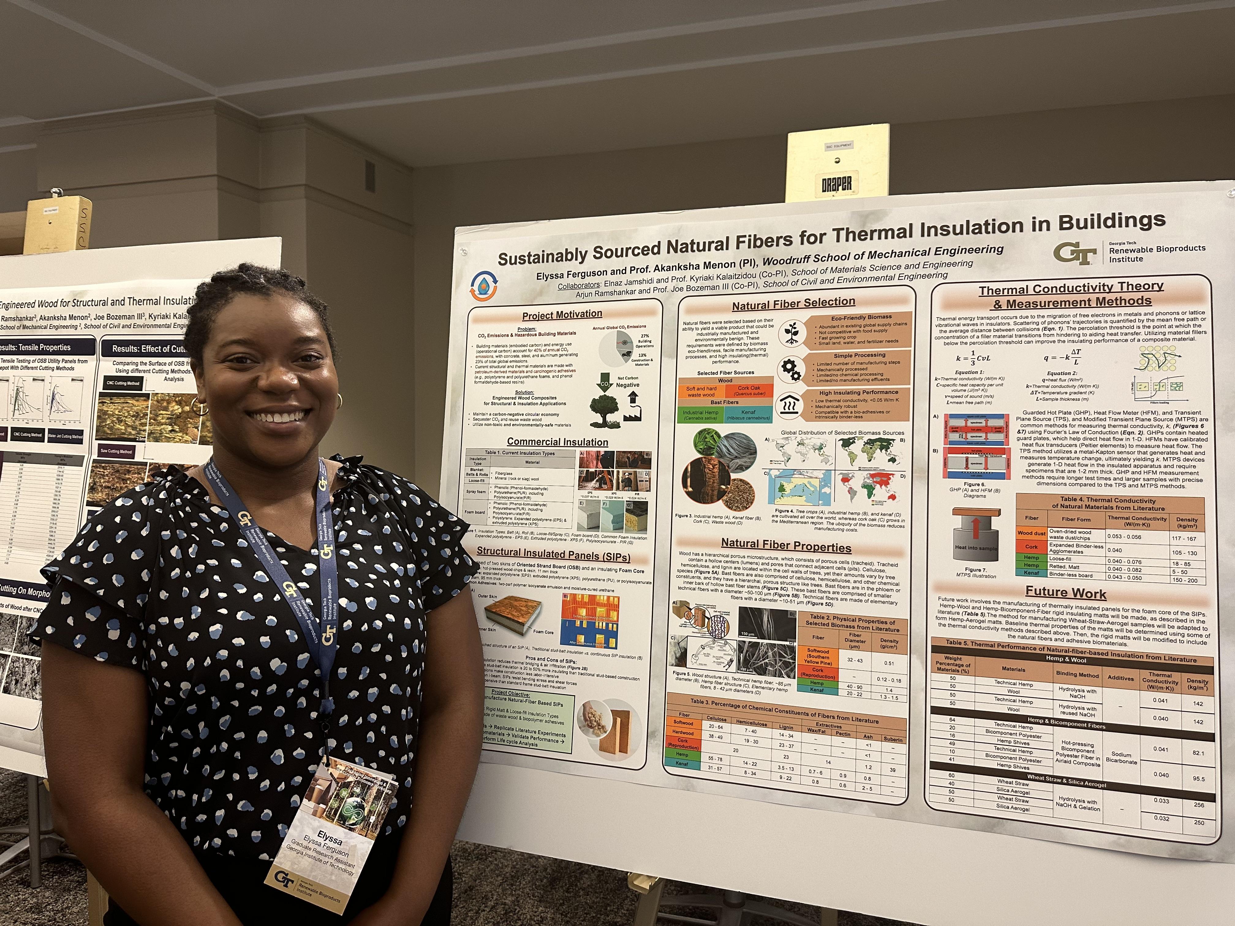 Elyssa Ferguson, RBI Fellow at the 2023 Spring Workshop Poster Session 