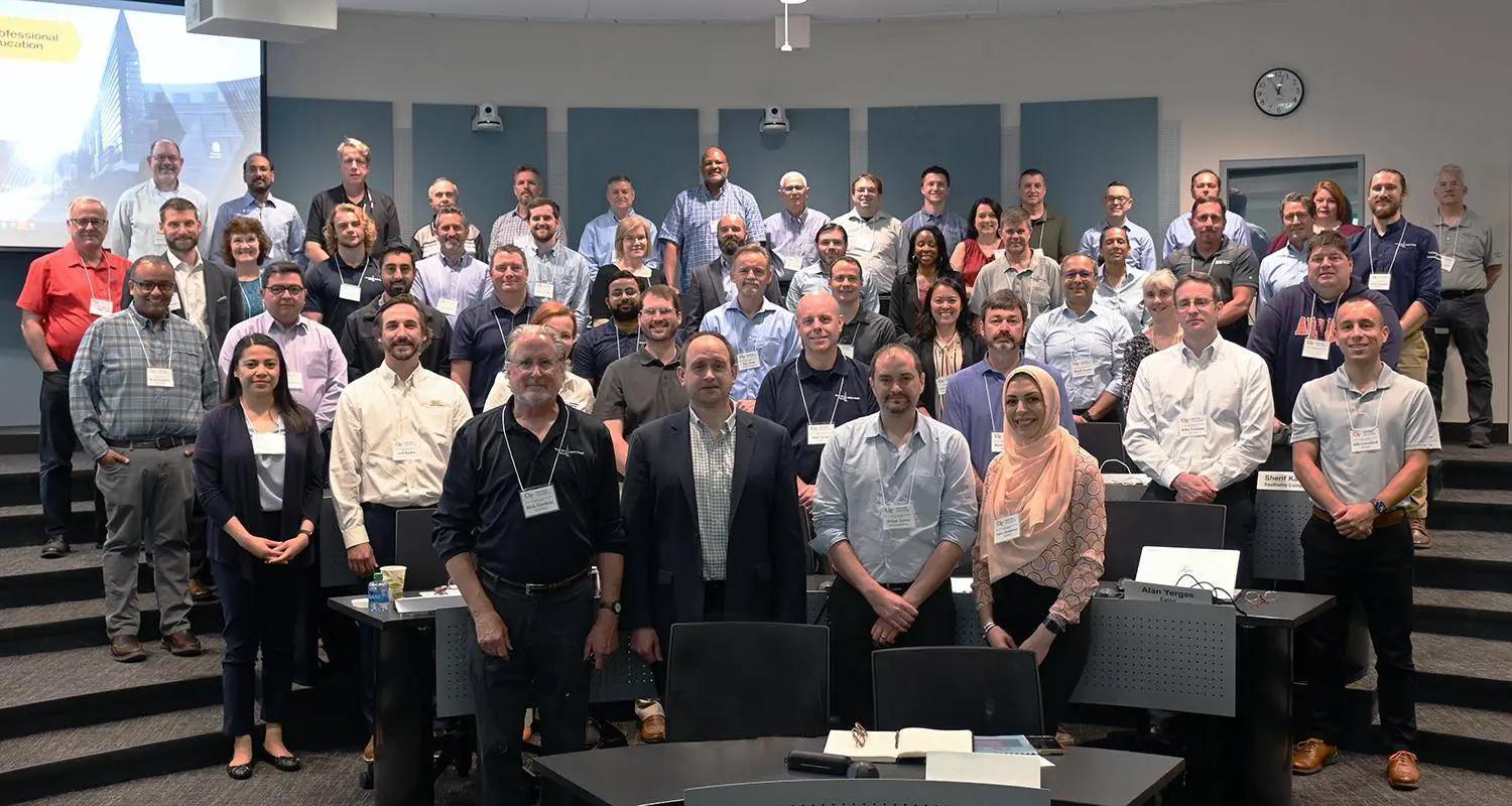 The NEETRAC advisory board meeting on May 17, at Georgia Tech. New NEETRAC Director Joe Hagerman (front row, second to left) was introduced to the board during the meetings.