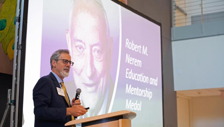 <p>Ross Ethier shares his memories of Bob Nerem, founding director of the Petit Institute for Bioengineering and Bioscience.</p>