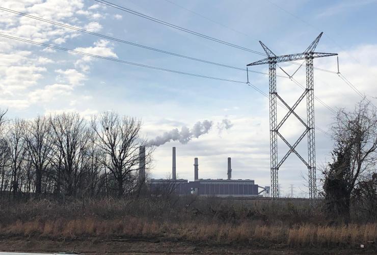 <p>The Gibson Generating Station is a coal-burning power plant located in Gibson County, Indiana. (Credit: Emily Grubert, Georgia Tech)</p>