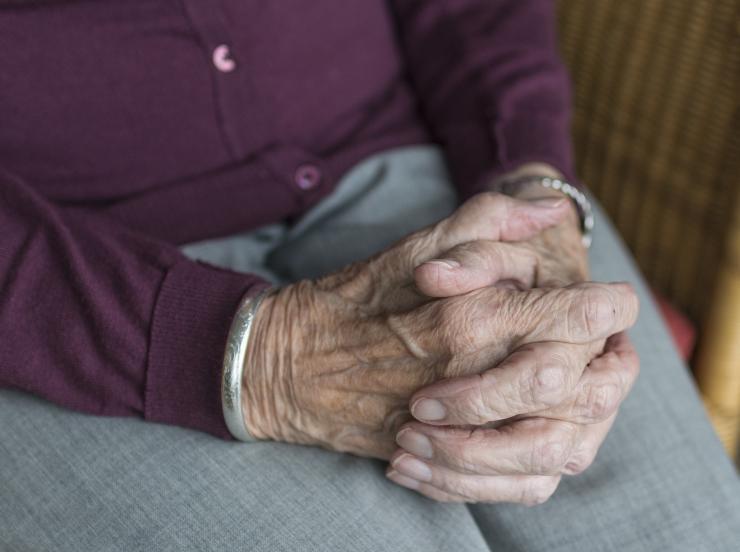 old persons hands