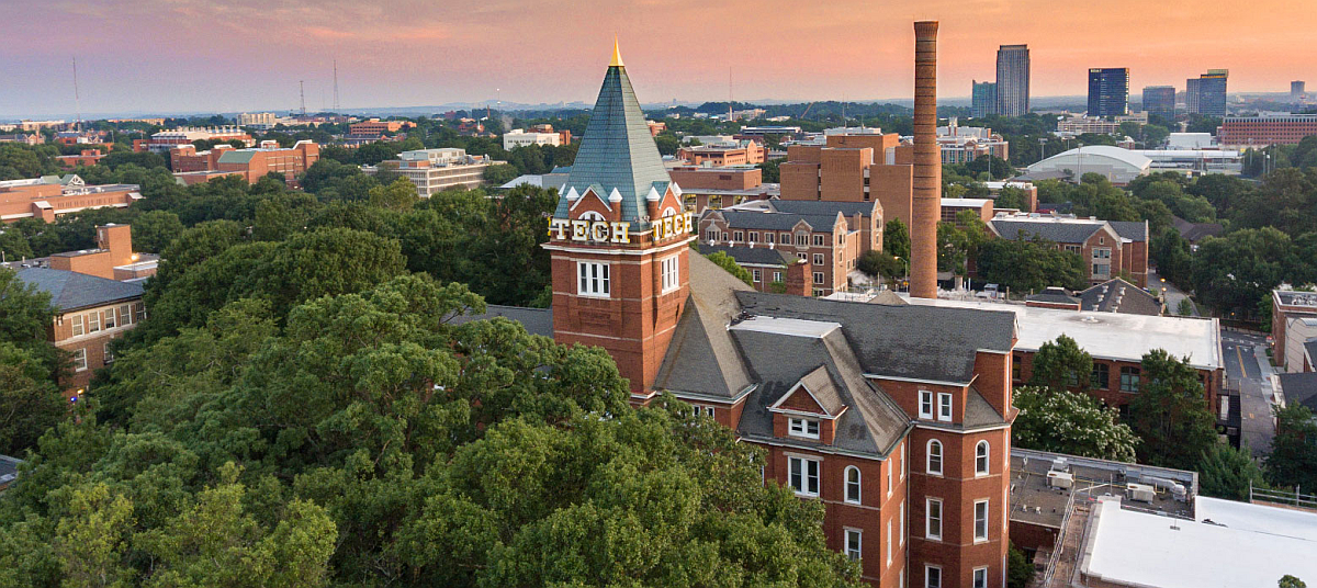 Tech Tower and Campus overview